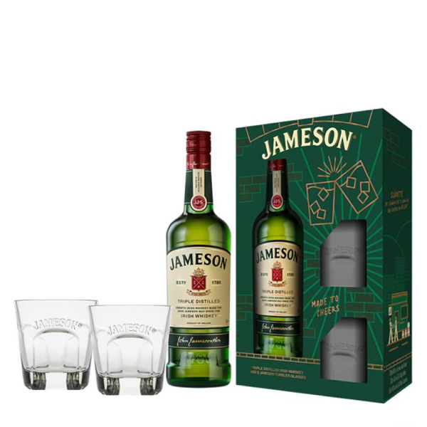 Jameson 0,7L + кутија & 2 чаши